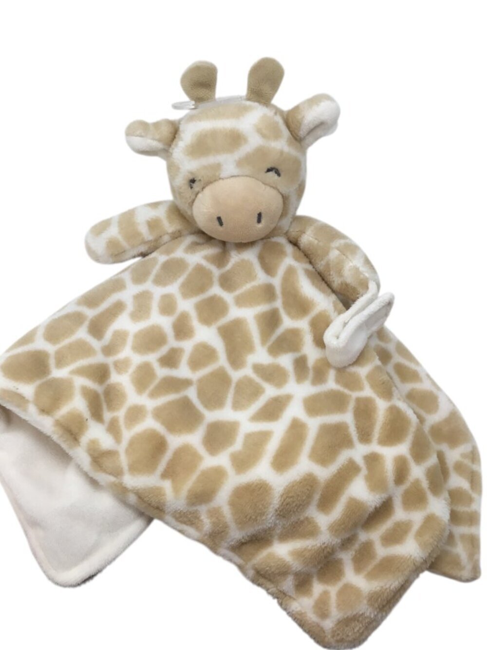 Carter's Giraffe Lovey Security Blanket Pacifier Holder NWOT 2016 Soother Tan